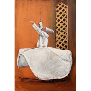 Abdul Hameed, 12 x 18 inch, Acrylic on Canvas, Figurative Painting, AC-ADHD-053